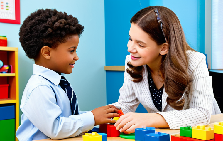 Play Therapy Session**

"A child psychologist, fully clothed in professional attire, is engaging in play therapy with a young child in a bright, colorful office. The child is playing with toys, and the psychologist is observing and interacting attentively. Safe for work, appropriate content, family-friendly, perfect anatomy, natural proportions, well-formed hands, professional setting, therapy toys visible (e.g., building blocks, dolls), modest clothing on both subjects, bright and cheerful atmosphere."

**